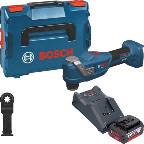 Bosch GOP 18V-30 Akku Multifunktionswerkzeug 18 V Starlock Plus Brushless + 1x Akku 4,0 Ah + Ladegerät + L-Boxx