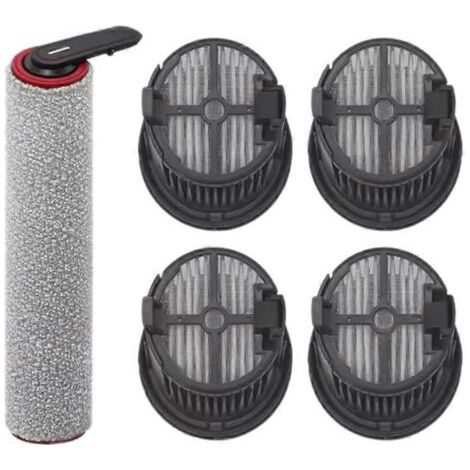 Kit de brosse rotative et filtre HEPA pour aspirateur eau et poussière Dreame Mova X4 Pro - Pièces détachées pour brosse principale et filtre d'aspirateur (1/5)