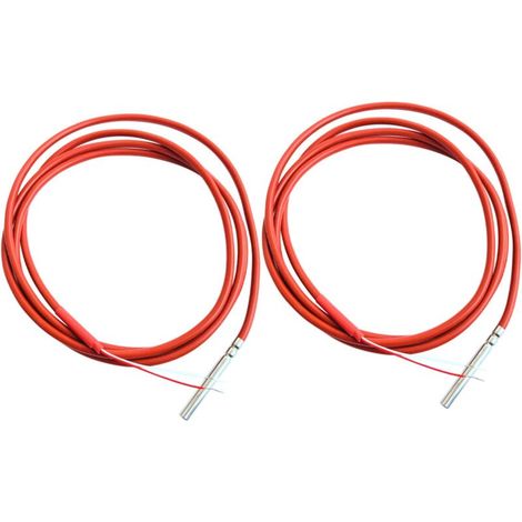 Capteur de température PT1000 à 2 fils, sonde de 1,5 m, revêtement en gel de silicone, 45 mm x 5 mm, résistances RTD de 50 à 180 °C.