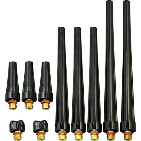 Bouchons Arrière TIG 41V33 41V35 41V24 41V24L Extra longue Moyenne courte Compatible pour DB PTA SR WP 9 20 25 Accessoires Torche de Soudage TIG Lot de 10 Pièce (1/5)