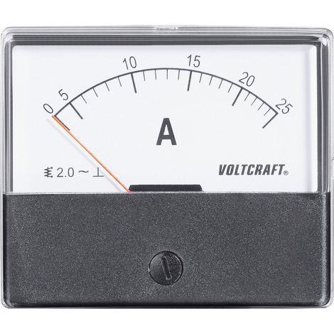 VOLTCRAFT AM-70X60/25A AM-70X60/25 A Einbau-Messgerät AM-70X60/25A 25 A Dreheisen (1/2)