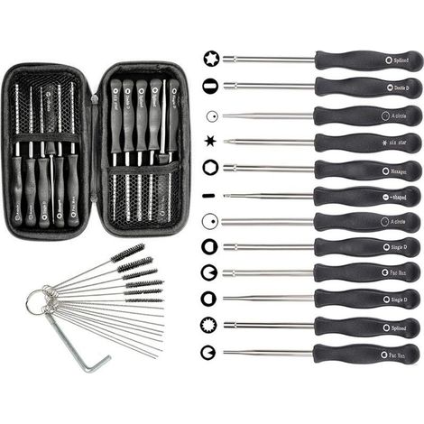 Lot de 12 Outils de Réglage du Carburateur et étui de Transport pour Petit Moteur 2 Temps pour Poulan pour Husqvarna pour STIHL pour Tronçonneuse Echo Trimmer (1/5)