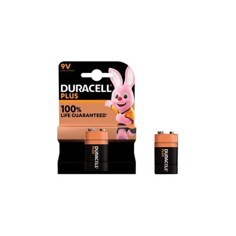 PILA TRANSISTOR ALCALINA PLUS 9 VOLT - 10 blister DURACELL