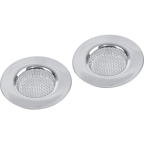 2x Küchenspülen-Siebset, Abflusssiebe 7,5 cm