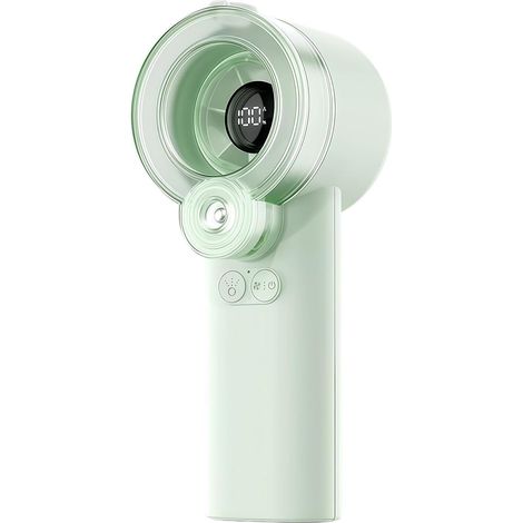 Ventilador portátil de 3600 mAh, pulverizador de agua recargable, pequeño ventilador portátil para viajes, hogar y acampada al aire libre. (1/5)