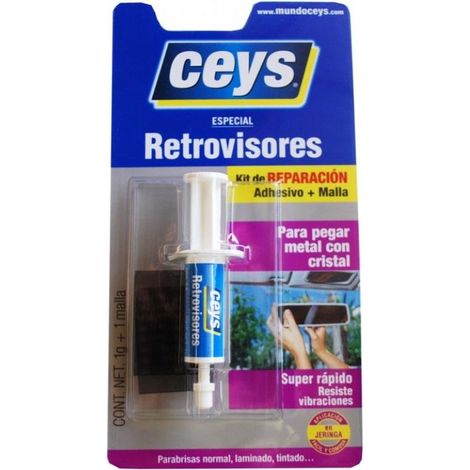 FPLUS ceys adhesivo retrovisor jerin , Adhesivo especialmente indicado para pegar retrovisores con soporte metálico, sobre cualquier clase de parabrisas de automóvil (normal, lamin