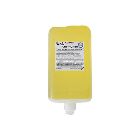Jabón en crema Classic Cream  UE 12 botes de 0,5 l  amarillo 