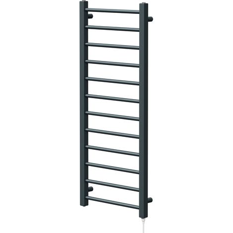 Cohen Anthracite 1200mm x 500mm Straight Electric Heated Towel Rail (1/5)