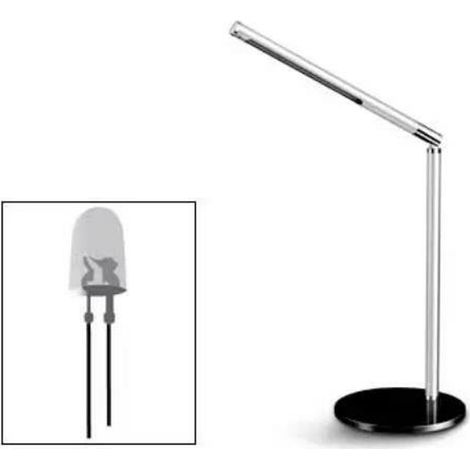 Staples Cep Ecoline Schreibtischlampe Grau LED Dimmer