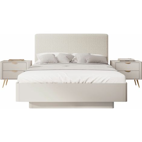 Cama Lectum, Si, Doble, 160x200, Tapiz, Somieres, 166x214x121cm
