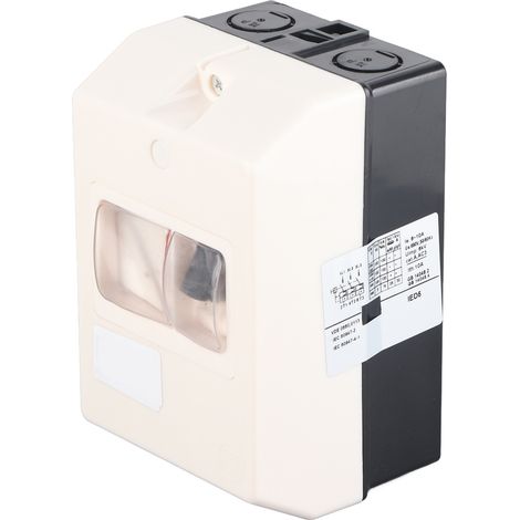 Disjoncteur de protection moteur étanche, contrôleur de circuit 50/60Hz 220V 380V, interrupteur automatique pour armoire électrique, boîtier IP65, usage industriel (1/5)