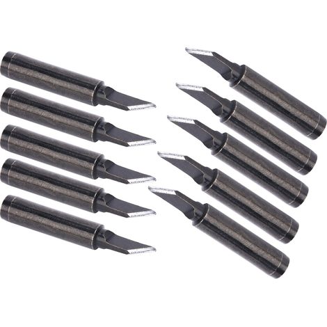 10 pointes de fer à souder noires à chauffage interne pour pièces des séries 936/937/938 900MT1.5K (1/5)