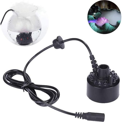 Mini-Ultra-leises Ultraschall-Befeuchtungssystem mit 12 LEDs – Luftbefeuchter, kompatibel mit Springbrunnen, Wasserspielen und Büros im Innen- und Außenbereich. (1/4)