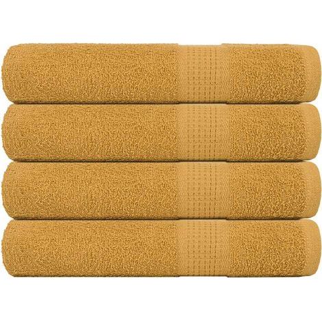 Serviettes de sauna FROGN 4 pièces or 80x200 cm 360 g/m² (1/5)