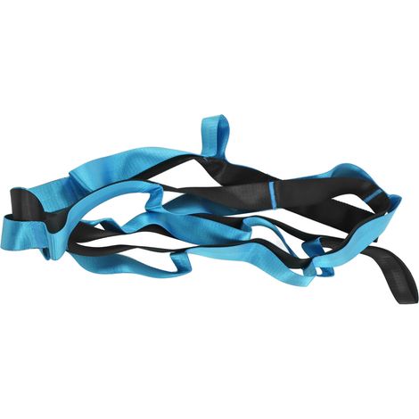 Sangle en nylon extensible, bande élastique de yoga, accessoire de fitness pour la maison, renforcement musculaire, Pilates, bleu (1/5)