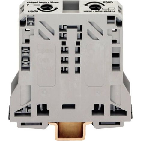 285-150-2L ABRAZADERA DE PASO 50QMM GRIS WAGO KONTAKTTECHNIK