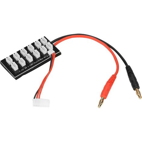 Carte de charge parallèle pour batterie LiPo 7,4 V 2S avec connecteur JST pH (1/4)