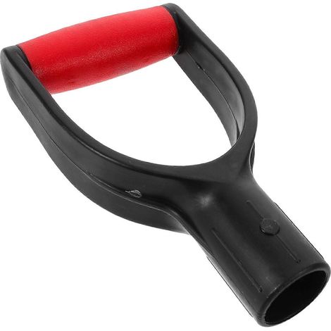 Snow Shovel Handle Replacement: Shovel D Shaped Grip Handle - 1.26" Inner Diameter Plastic Snow Spade Replacement Accessories for Digging Raking Tool (1/5)