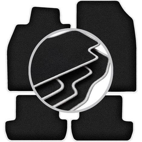 Tapis de sol Carlux argentés pour : Renault Megane III berline, coupé, grand tourisme, break (2008-2015) (1/5)