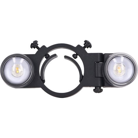 Pistolet de pulvérisation avec lampe LED réglable, projecteur universel pour pistolet à peinture auto, éclairage de travail puissant, livré avec 2 batteries (couleur aléatoire, batterie incluse). (1/5)