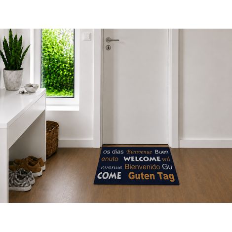 Tapis coco 'Welcome / Bienvenue / Bienvenido / Guten Tag' - 50x80 cm (1/3)