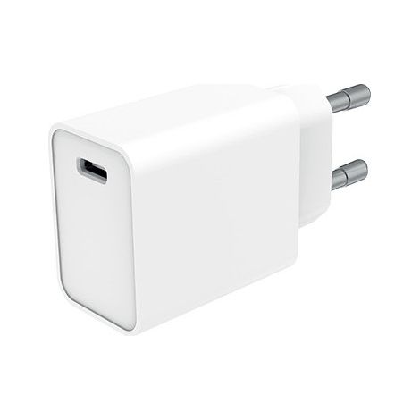 Cargador USB-C de 20 W blanco – con carga rápida Power Delivery – Universal