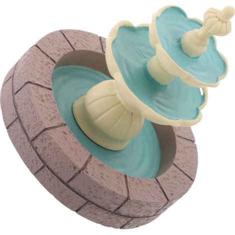 Fontaine de Table Facile à Nettoyer Miniature en Résine Cascade Intérieure Apaisante Décoration Élégante pour Bureau et Maison (1/5)