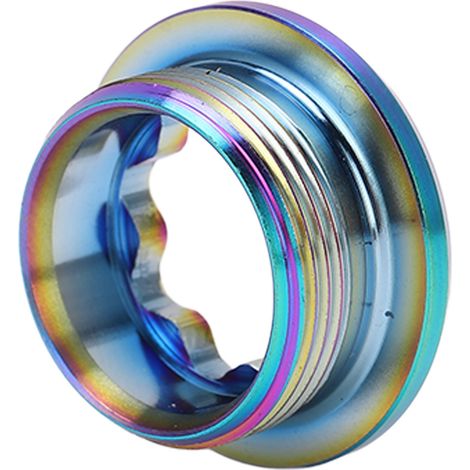 Capuchon de vis pour manivelle de vélo M20 en alliage d'aluminium, bouchon antivol pour VTT et vélo de route, choix de couleurs éclatantes (1/5)