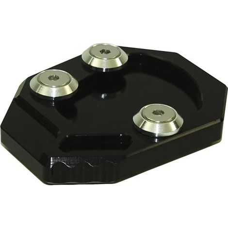 (Noir)waase Compatible avec Yamaha YZF R1 YZF-R1 2009 2010 2011 2012 2013 2014 Béquille latérale, extension et plaque de support maxpower (1/4)