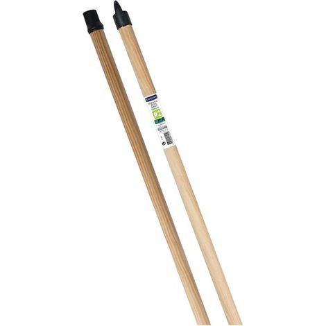 Besenstiel aus Rohholz 130 cm verstärkter Stiel