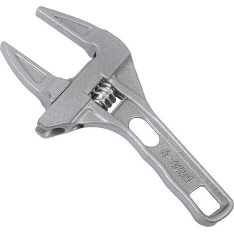 Adjustable wrench bathroom wrench multi-function short handle repair sewer pipe air conditioning live port adjustable wrench (1/4)