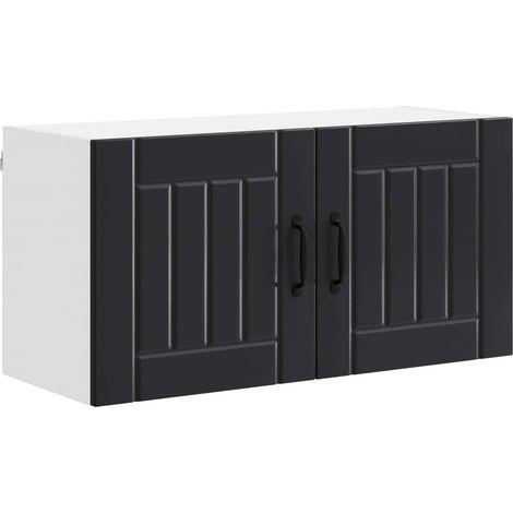 Maison Exclusive - Armario de Pared LUCCA Negro 80 x 31 x 40 cm