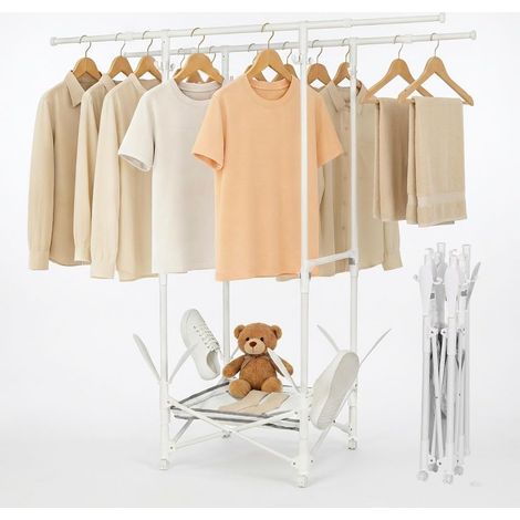 Foldable Clothes Airer without Assembly, Extendable Clothes Airer (1/5)