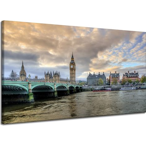 Leinwanddruck Architektur London Big Ben 120 x 70