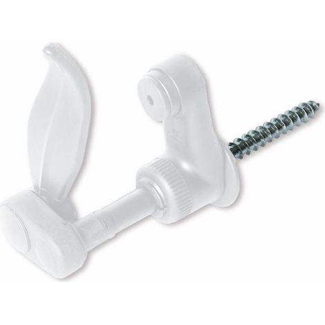 Afbat – Arrêt de volet marseillais composite L130 – Butée orientable – Résistance accrue – Amortisseur en caoutchouc pour protection