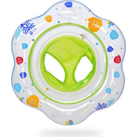 Bouée de natation bébé avec siège, flotteur gonflable sécurisé pour apprentissage de la natation et bain