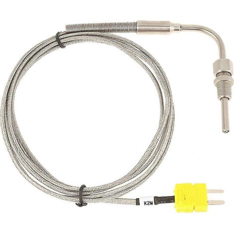 Typ-K-EGT-Thermoelement für Abgastemperatursensor mit freiliegender Spitze und Stecker