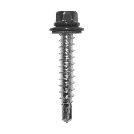 25 Vis Acier Bol-Fixations, Diam.4.9 Mm X L.35 Mm