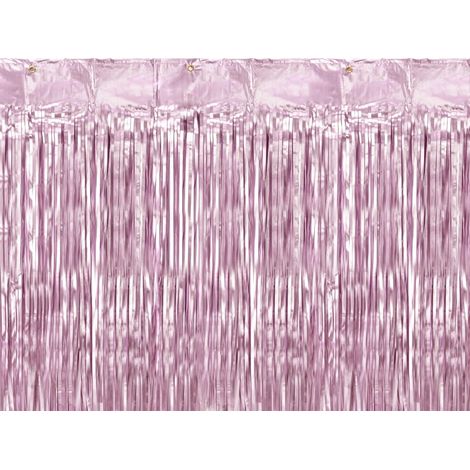 Cortina de fiesta PartyDeco rosa 90x250cm (1/5)