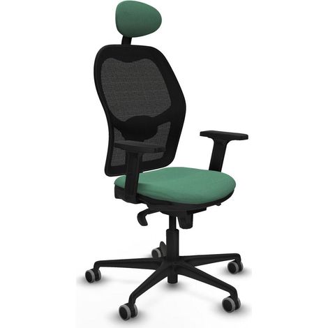 Piqueras y Crespo Jorquera Chaise de bureau vert émeraude (1/3)