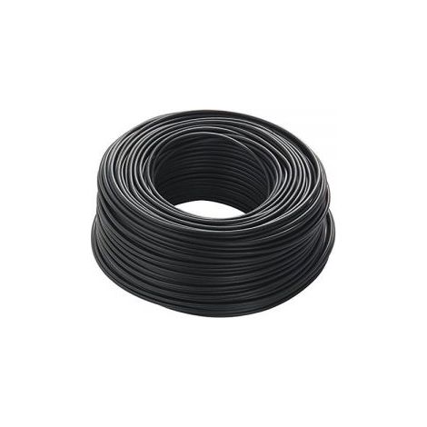 LTC MT100 Cavo Elettrico Unipolare Filo Rame cordina 6mm NERO CPR FS17 per Impianti elettrici