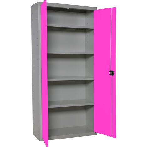 Simonrack Armadio moderno grigio rosa in metallo
