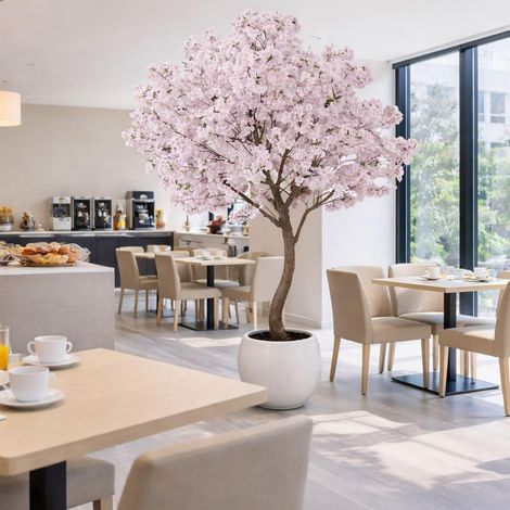 260cm XXL Artificial Cherry Blossom Tree with Decorative Planter - Premium Quality (1/5)