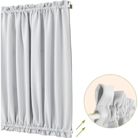 Rideau De Porte - Occultant Pour Porte Coulissante Ou Porte Française - Poche Pour Tringle - 54 x 72 Pouces - Beige Biscotti - 1 Pièce