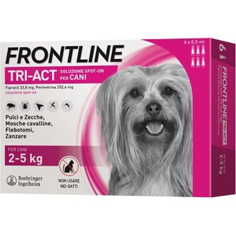 FRONTLINE TRI-ACT 2- 5 KG 6 PIPETTE OFF. SPECIALE