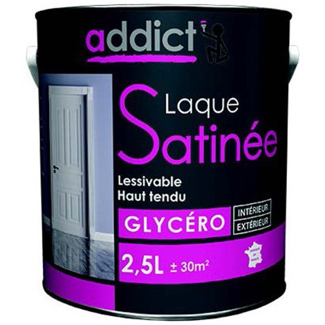 Glycérol-Lackierung Satin 2,5 Liter Schwarz - Addict
