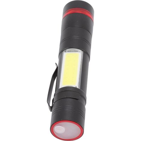 Multifunktionale LED-Taschenlampe mit Teleskopzoom, wiederaufladbar und wasserdicht, Mini-Taschenlampe ideal für die Außenbeleuchtung. (1/5)