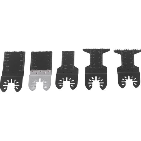 Kit 23 Lames de Scie Oscillante à Fixation Rapide, Accessoires Universels pour Couper Bois et Métal (1/5)