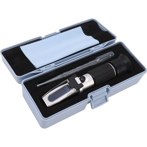 Réfractomètre à lait portable 0 à 20 % avec compensation automatique de température pour le test d'humidité des protéines (1/5)