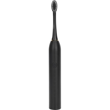 Brosse à dents électrique rechargeable voyage, nettoyage sonique portable, outil d'hygiène bucco-dentaire noir, brosse dentaire USB, soin des dents nomade (1/5)